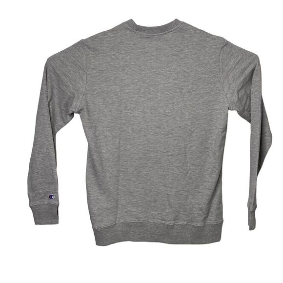 Champion Men's Gray Fleece Pullover Sweatshirt New - Picture 3 of 8